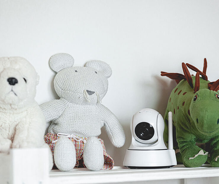 cámara de vigilancia escondida