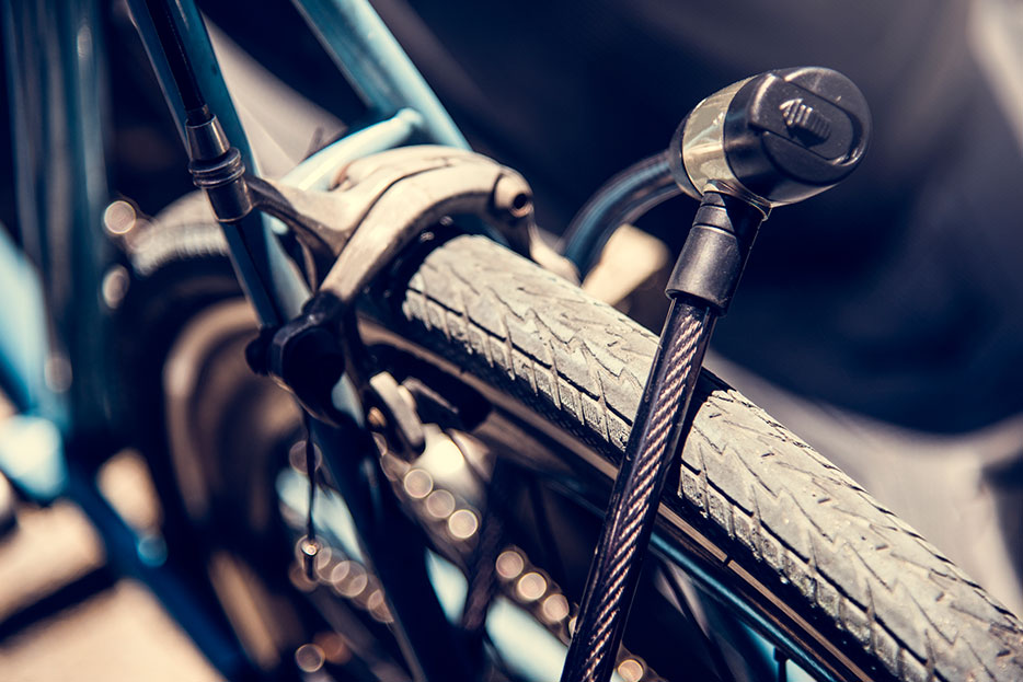 candado de bicicleta